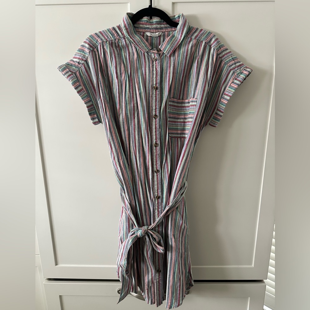American Eagle - striped dress with belt